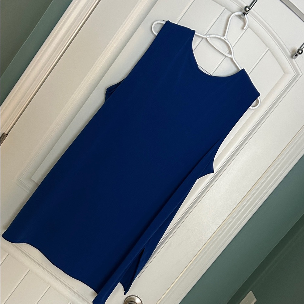 Alfani Royal Blue Sleeveless Blouse - Picture 5 of 5